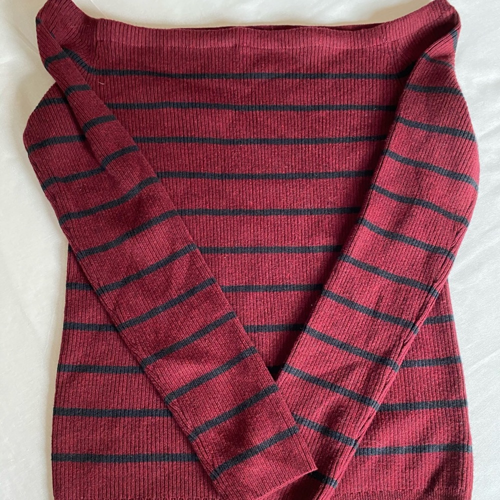 Off the shoulder AE sweater